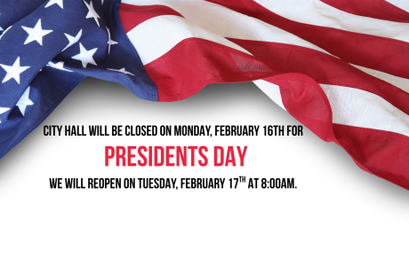 City Hall Closed for President's Day