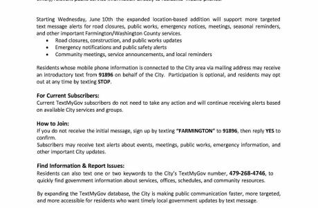 Text Alert System