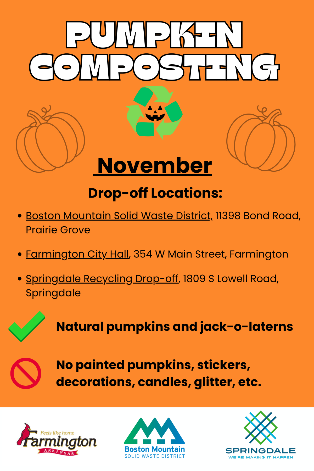 Pumpkin Drop Off