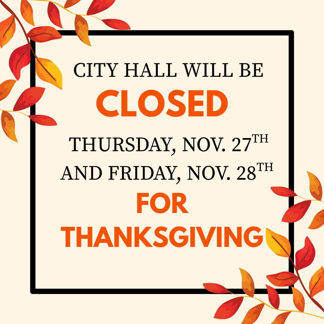 Closed for Thanksgiving