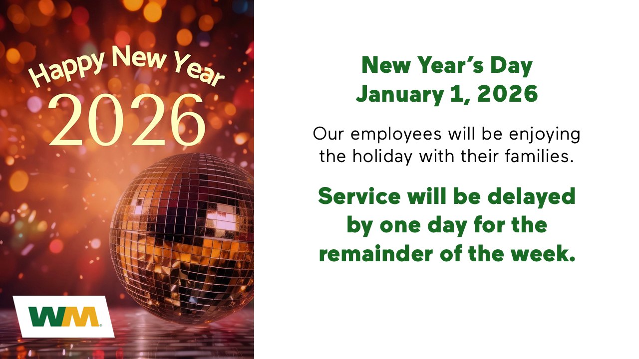 Waste Management New Years Schedule